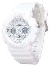 Casio G-Shock Analog Digital Bio Based White Resin GMA-S120VA-7A Ladies Watch