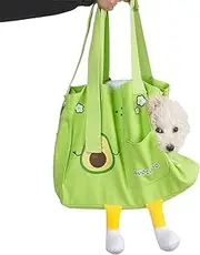 Dog Outing Bag | Adjustable Soft-Sided Safe Dog Sling Bag - Washable Breathable Pet Carrier Slings for Travel Vet Visit Walking Airline Grooming Nail Trimming