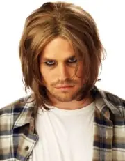 California Costume Grunge Wig Adult Men Halloween Accessory 70595