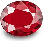 [INDIA MADE] 9.25 Ratti Ruby Stone Manik Stone Original Certified Natural Loose Gemstone-3592, Silver, Created Sapphire