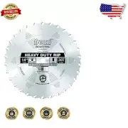 30-Tooth Ripping Saw Blade: 14" Diameter with Laser-Cut Anti-Vibration Design