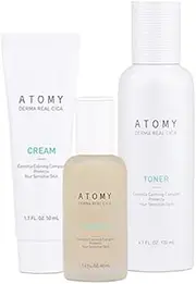 [ATOMY] Derma Real Cica Toner Ampoule Cream Set