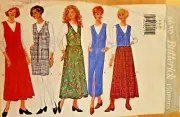 1996 Butterick Classics Sewing Pattern #4630 "Jumper & Top" Sizes 6-8-10 *UNCUT*