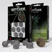 Q Workshop Leshen Shape Shifter The Witcher Dice Set with Coin (8 Pieces)