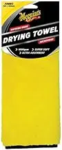 Meguiar's Jumbo Supreme Shine Drying Towel - Super Absorbent, Microfibre Cleaning and Detailing Cloth for Cars - Reusable and Machine Washable Best Car Drying Towels - 70 cm x 40 cm