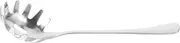 HOLIDYOYO Pasta Server Stainless Steel Spaghetti Server Slotted Pasta Spoon Spaghetti Fork Pasta Utensil Kitchen Spoon for Serving Straining Spaghetti Noodles