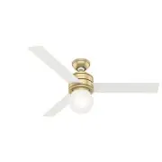 Hunter 52" Allison Ceiling Fan w/ LED Light Remote Control Modern Glam Vintage