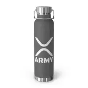 XRP ARMY,Copper Vacuum Insulated Bottle, crypto gear currency, Ripple, free ship