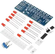 Alipis 4 Sets Electronic Water Flowing Light Soldering Kit DIY LED Module Practice Project for Teaching Supplies Engaging Hands Experience Portable Design
