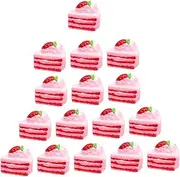 [Operitacx] Simulation Cake Table Decor Figurine Gesture Decoration Outlet Storage for Shelves Jewelry Accessories Headbands Cake Earrings Quirky Earrings Lit Covers Resin
