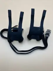 Toe Clips and Straps Black