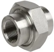 3" NPT Threaded Union 316 Stainless Steel 3000 3M Pipe Fittings