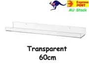 IKEA MELL Clear Picture Ledge 60cm Wall Shelf Frame Book Display Acrylic