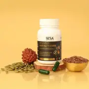 Sesa DHT Blocker Ayurvedic Hair Nutrients Controls Hair Fall With Biotin Omega-3