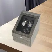 Automatic Watch Winder Holder 3+3 Slots Organizer Compact Decorative Capacious