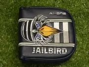 Odyssey Ai-One Jailbird Mallet Putter Headcover RH Navy/Silver New
