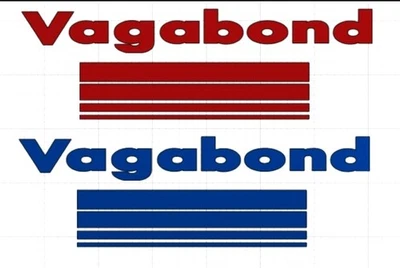 Vagabond Flying Model Rocket Kit Vinyl Decal Wrap Decals For 2.5" Dia. Tubes
