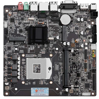 Motherboard HM65 PGA988 DDR3 Mini-Itx with Power Supply External 12V Mini PC