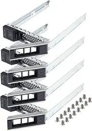 Hard Drive Tray Caddy X7K8W 0X7K8W SSD Bracket 3.5 Hard Drive Bracket HDD Caddy Compatible with Dell PowerEdge 16th/15th/14th Gen T560 R660 R760 R6615 R250 R350 R450 R550 R650 R750 R6515 R7515,4 Pack