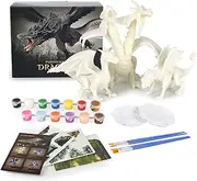 Dragon Toys DIY Dragon Painting Kit, Arts & Craft Set for Kids Age 8-12, Decorate & Draw 3D Art Supplies for Children Gifts Ideas for Girls 10-12 (3 Dinosaurs)