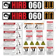 Fits Hiab 060 Decal Kit Crane - 7 YEAR 3M OUTDOOR 3M VINYL!