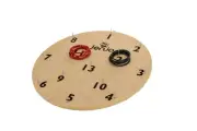 Iconic Round Wooden Giant Hookey Ring Board Lawn Game 68cm diameter Jenjo Games