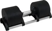 Powertrain Eon Dial-Up 36KG Adjustable Dumbbell Home Gym 9 Weight Options Safety