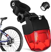 TOYANDONA Bicycle Tail Light Adjustable Rear Bike Light with Magnetic Power High Visibility for Safety Weather Resistant Cycling Accessory Securely Mounted for Reliable Performance