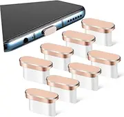 ARTSEWPLY 8Pcs Type C Dust Plugs USB Covers Compact Design for Type Protects Against Dirt and Lint Easy Installation Compatible with Devices