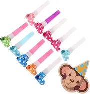 JOINPAYA 10 Sets Cartoon Blowouts Noisemakers Fun Whistles for Birthday Parties Party Props for Festivals and Celebrations Light Up Your Event with Exciting Sounds
