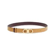 [Ferragamo] Ferragamo Gancini-buckle Reversible Leather Belt 75 CM NEUTRALS