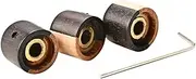 COOPHYA 3pcs Rosewood Maple Guitar Volume Knob Potentiometer Caps Strong for Electric Guitars