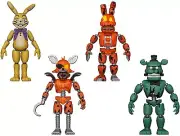Funko Five Nights at Freddy's Dreadbear Action Figures Set of 4 pcs SET Licensed