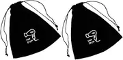 [EPIGEIST] 2Pcs Hair Dryer Travel Bag with Drawstring Closure Soft Lint Storage Pouch for Hair Styling Tools for Organizing Blow Dryer Accessories the Go