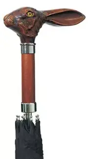 CHOCOLATE LABRADOR RETRIEVER STICK UMBRELLA