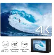 4K Action Camera 1080P/30FPS WiFi 2.0" 170D Underwater Waterproof Helmet Video