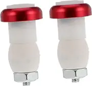 2Pcs LED Turn Signal Light for Bike Handlebar High Brightness Warning Lamp Easy Install Bike End Plug for Cycling Safety and Decoration