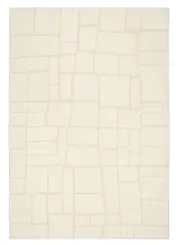 Bukta Textured Abstract Neutral Washable Rug
