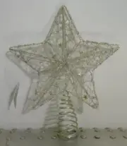 Wards Believe in Winter Lights Ornament Vintage Star Topper Christmas Tree