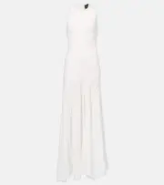 [Simone Rocha] Simone Rocha Bow-detail open-back gown AU 12 white