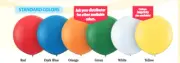 Latex Giant Outdoor Ballons 6 ft