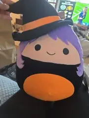 Squishmallows 16” MADELEINE Witch Purple Halloween Squishmallow Plush NWT