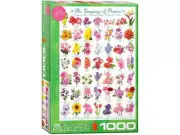Eurographics Puzzle Language Of Flowers Board Game 1000pcs
