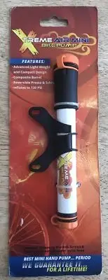 Xtreme Air Mini Bike Pump - Lifetime Guarantee - New w/ Original Package