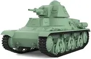 MRY-SFW 1/72 Military Model French H39 Hochkis Light Tank Armored Car Base War Scene