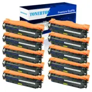 10PK CE410X Black Toner Cartridge For HP Laserjet Pro 300 color M351a MFP M375NW