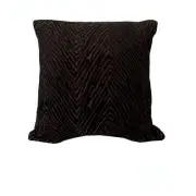NNEDSZ Rapee Capetown Jacquard Cushion Cover - Black 45 x 45 cm