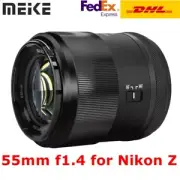 Meike 55mm F1.4 APS-C Large Aperture AF Lens Fr Nikon Z-Mount Z9 Z8 Z6II Z7/Z7II