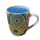 Ulterior Votives Retro Design Blueberry Scented Handmade Mug Soy Candle