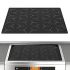 Induction Hob Protector Mat Heat Resistant Induction Cooktop Stove Cover Mat}